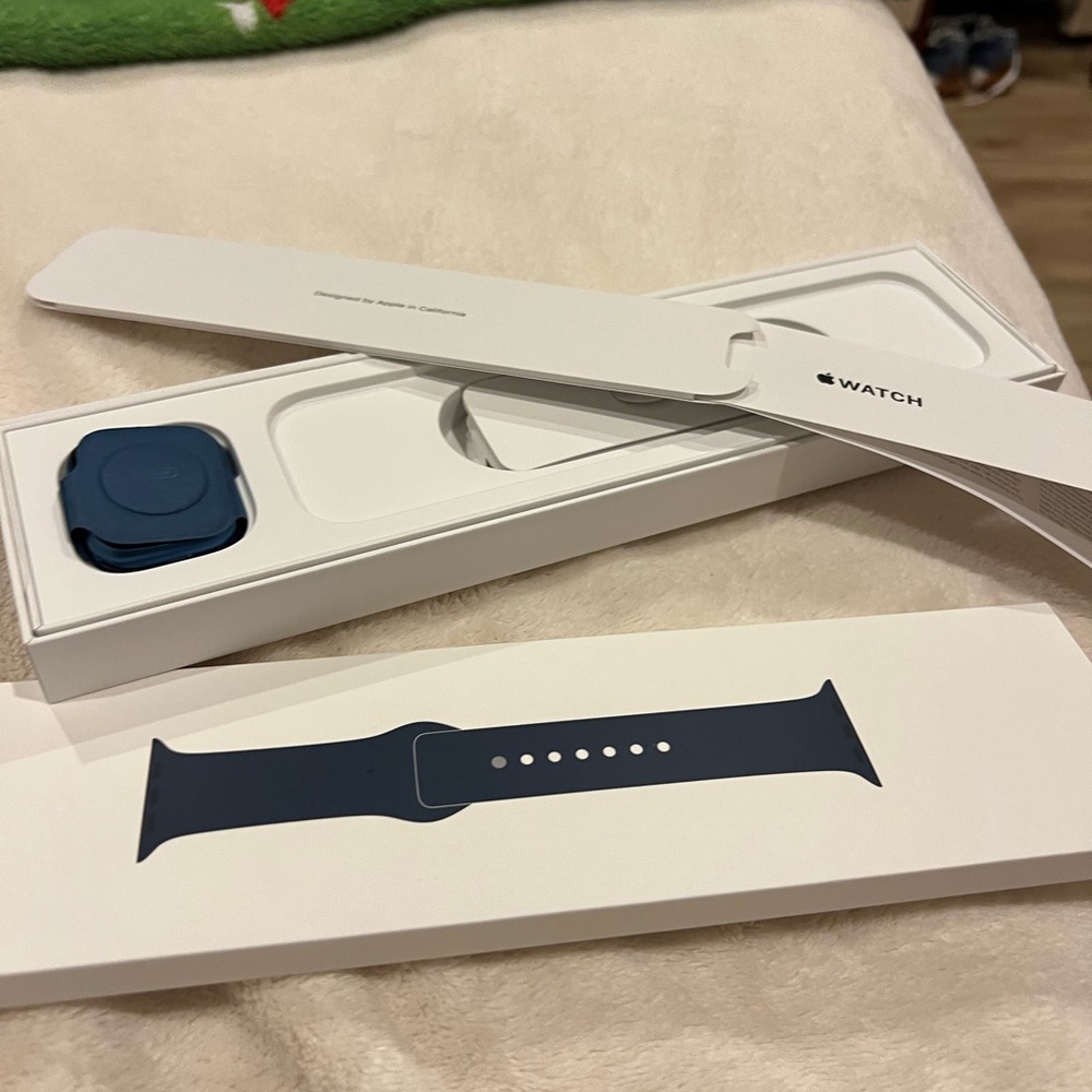 Apple Series 7 with Abyss Blue Band